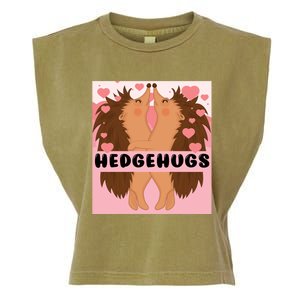 Hedgehugs Valentines Day Cute Hedgehog Vgiftday Pajama Couple Cute Gift Garment-Dyed Women's Muscle Tee