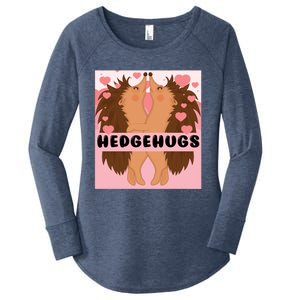 Hedgehugs Valentines Day Cute Hedgehog Vgiftday Pajama Couple Cute Gift Women's Perfect Tri Tunic Long Sleeve Shirt