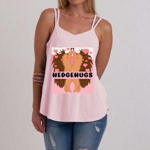 Hedgehugs Valentines Day Cute Hedgehog Vgiftday Pajama Couple Cute Gift Women's Strappy Tank