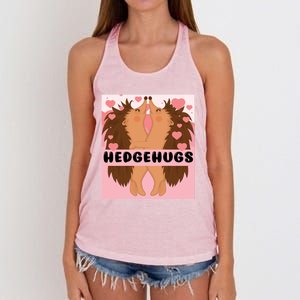 Hedgehugs Valentines Day Cute Hedgehog Vgiftday Pajama Couple Cute Gift Women's Knotted Racerback Tank