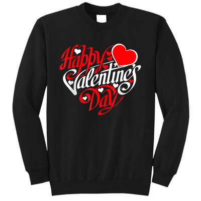 Happy Valentines Day Valentine Heart Shape Sweatshirt