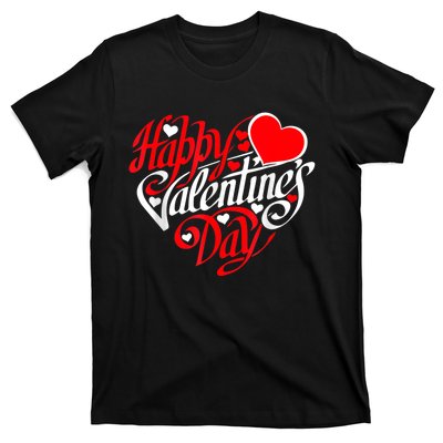 Happy Valentines Day Valentine Heart Shape T-Shirt