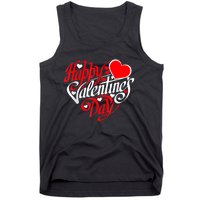 Happy Valentines Day Valentine Heart Shape Tank Top