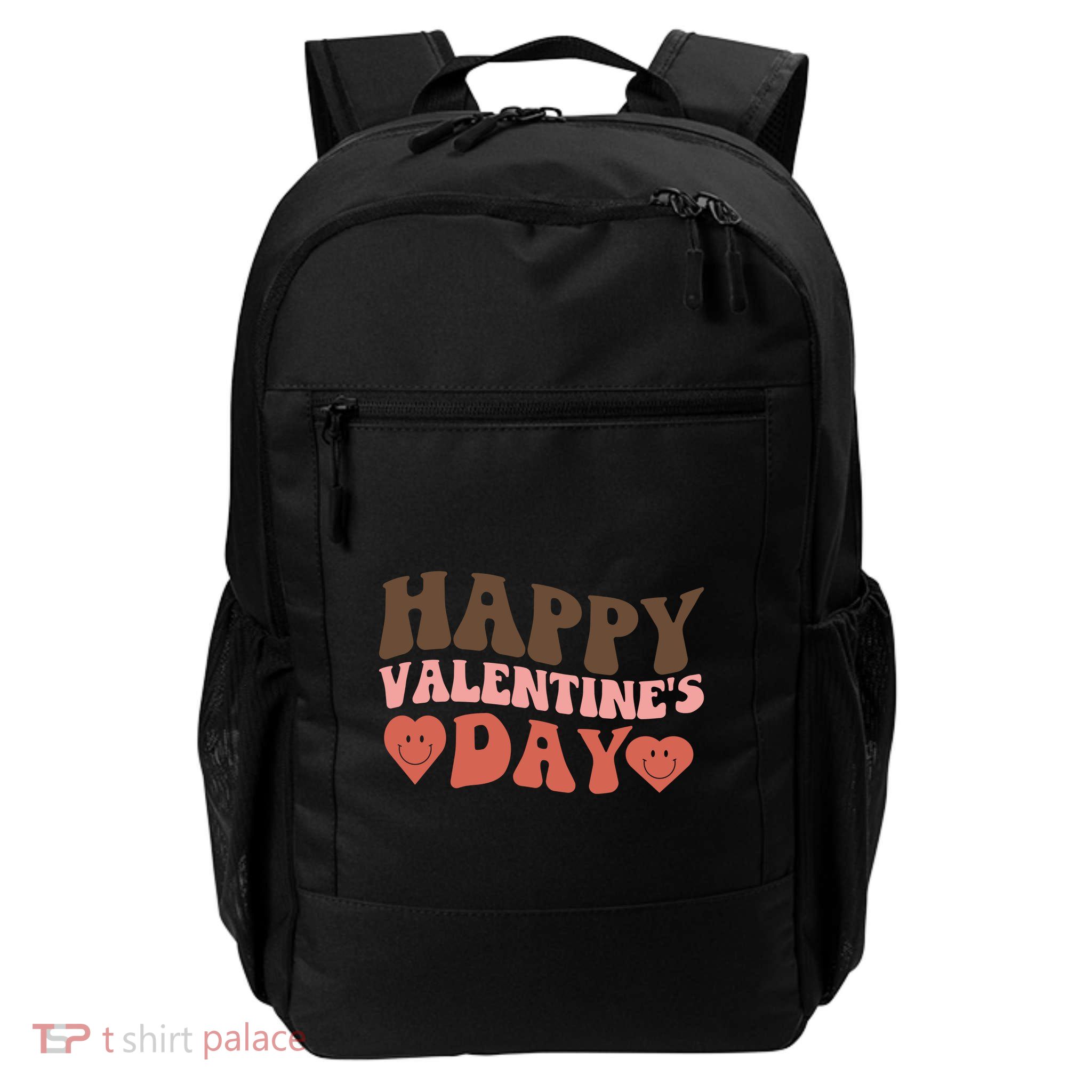 Happy ValentineS Day Celebration Graphic Daily Commute Backpack