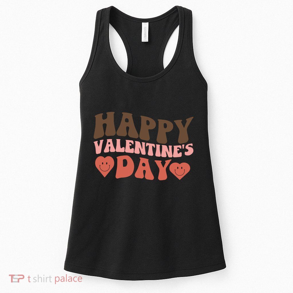 Happy ValentineS Day Celebration Graphic Womens Tank Top