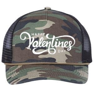 Happy Valentines Day Cute Holiday Gift Retro Rope Trucker Hat Cap