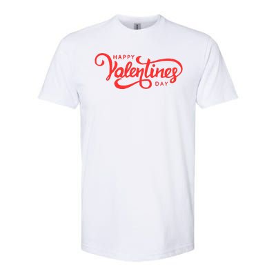 Happy Valentines Day Cute Holiday Gift Softstyle® CVC T-Shirt