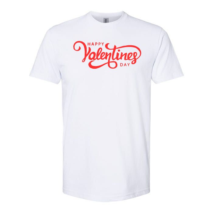 Happy Valentines Day Cute Holiday Gift Softstyle CVC T-Shirt