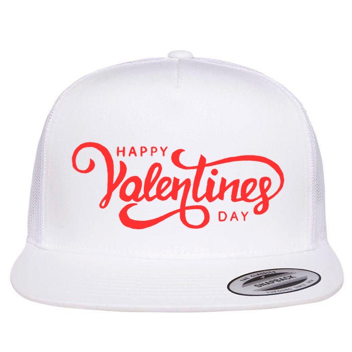 Happy Valentines Day Cute Holiday Gift Flatbill Hat