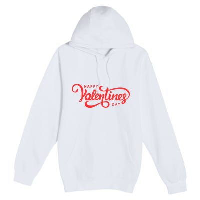 Happy Valentines Day Cute Holiday Gift Premium Pullover Hoodie