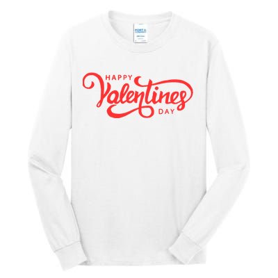 Happy Valentines Day Cute Holiday Gift Tall Long Sleeve T-Shirt