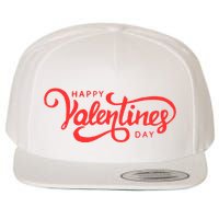 Happy Valentines Day Cute Holiday Gift Wool Snapback Cap