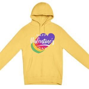 Happy Valentines Day Heart Cute Gift Premium Pullover Hoodie