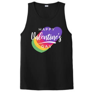 Happy Valentines Day Heart Cute Gift PosiCharge Competitor Tank