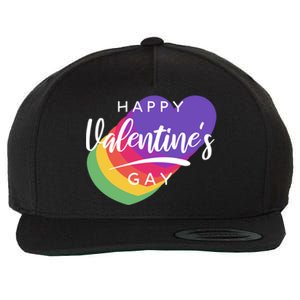 Happy Valentines Day Heart Cute Gift Wool Snapback Cap