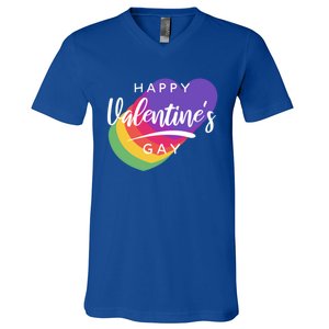 Happy Valentines Day Heart Cute Gift V-Neck T-Shirt