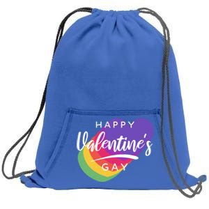 Happy Valentines Day Heart Cute Gift Sweatshirt Cinch Pack Bag