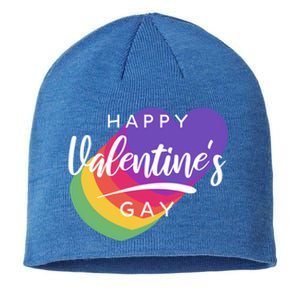 Happy Valentines Day Heart Cute Gift Sustainable Beanie