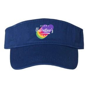 Happy Valentines Day Heart Cute Gift Valucap Bio-Washed Visor