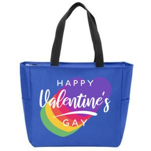 Happy Valentines Day Heart Cute Gift Zip Tote Bag