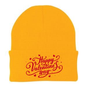 Happy Valentines Day Romantic Gift Knit Cap Winter Beanie