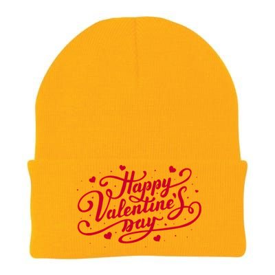 Happy Valentines Day Romantic Gift Knit Cap Winter Beanie