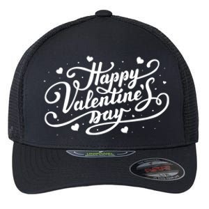 Happy Valentines Day Romantic Gift Flexfit Unipanel Trucker Cap