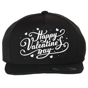 Happy Valentines Day Romantic Gift Wool Snapback Cap