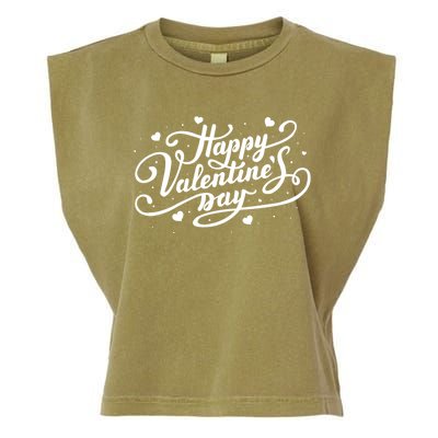 Happy Valentines Day Romantic Gift Garment-Dyed Women's Muscle Tee