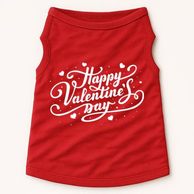Happy Valentines Day Romantic Gift Doggie Tank
