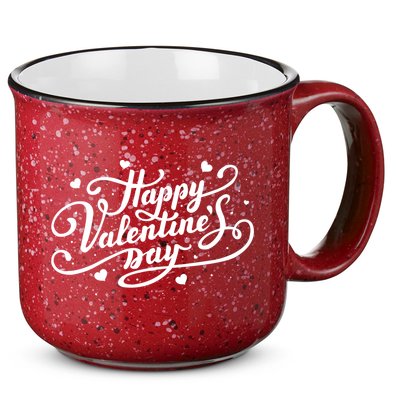 Happy Valentines Day Romantic Gift 15oz Campfire Ceramic Mug
