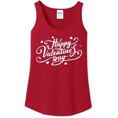 Happy Valentines Day Romantic Gift Ladies Essential Tank