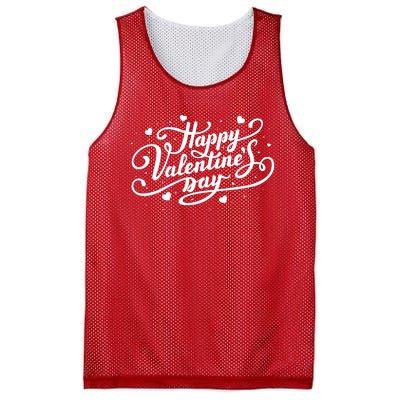 Happy Valentines Day Romantic Gift Mesh Reversible Basketball Jersey Tank