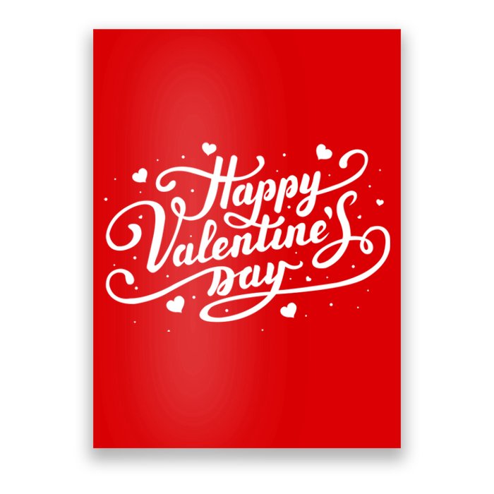 Happy Valentines Day Romantic Gift Poster