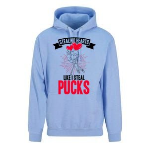 Happy Valentines Day Roses Date Night Flowers Love Hockey Meaningful Gift Unisex Surf Hoodie