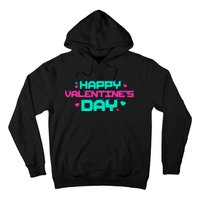 Happy Valentines Day Retro Neon Gift Hoodie