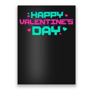 Happy Valentines Day Retro Neon Gift Poster