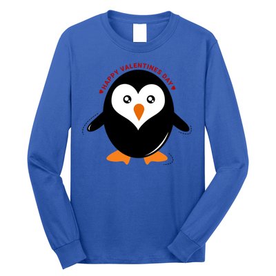 Happy Valentines Day Penguin Love Gift Long Sleeve Shirt