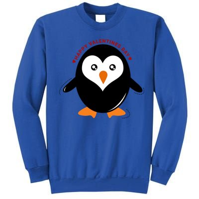 Happy Valentines Day Penguin Love Gift Tall Sweatshirt