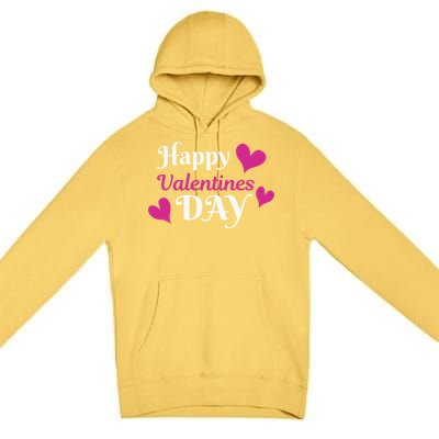 Happy Valentine's Day Premium Pullover Hoodie