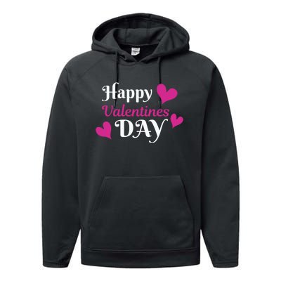 Happy Valentine's Day Performance Fleece Hoodie