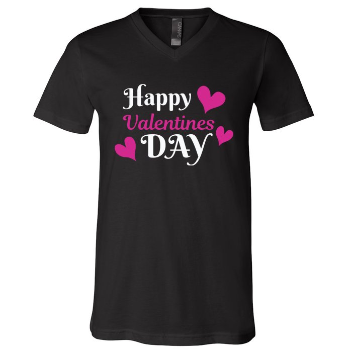 Happy Valentine's Day V-Neck T-Shirt