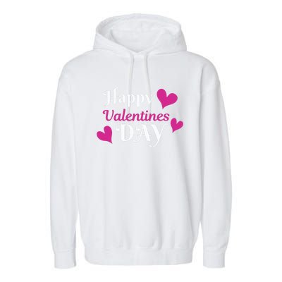 Happy Valentine's Day Garment-Dyed Fleece Hoodie