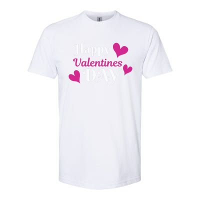 Happy Valentine's Day Softstyle CVC T-Shirt