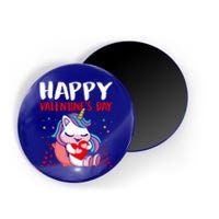 Happy Valentines Day Unicorn Heart Cute Gift Magnet