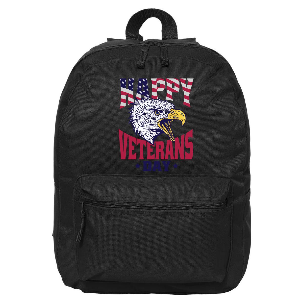 Happy Veterans Day Eagle 16 in Basic Backpack