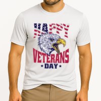 Happy Veterans Day Eagle Cooling Performance Crew T-Shirt