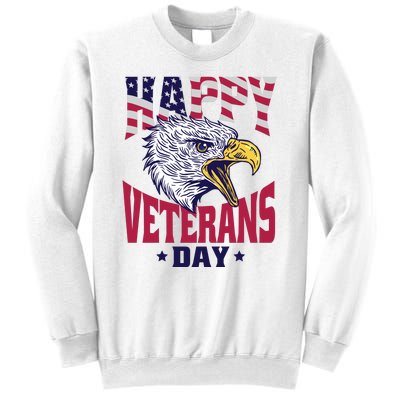 Happy Veterans Day Eagle Sweatshirt