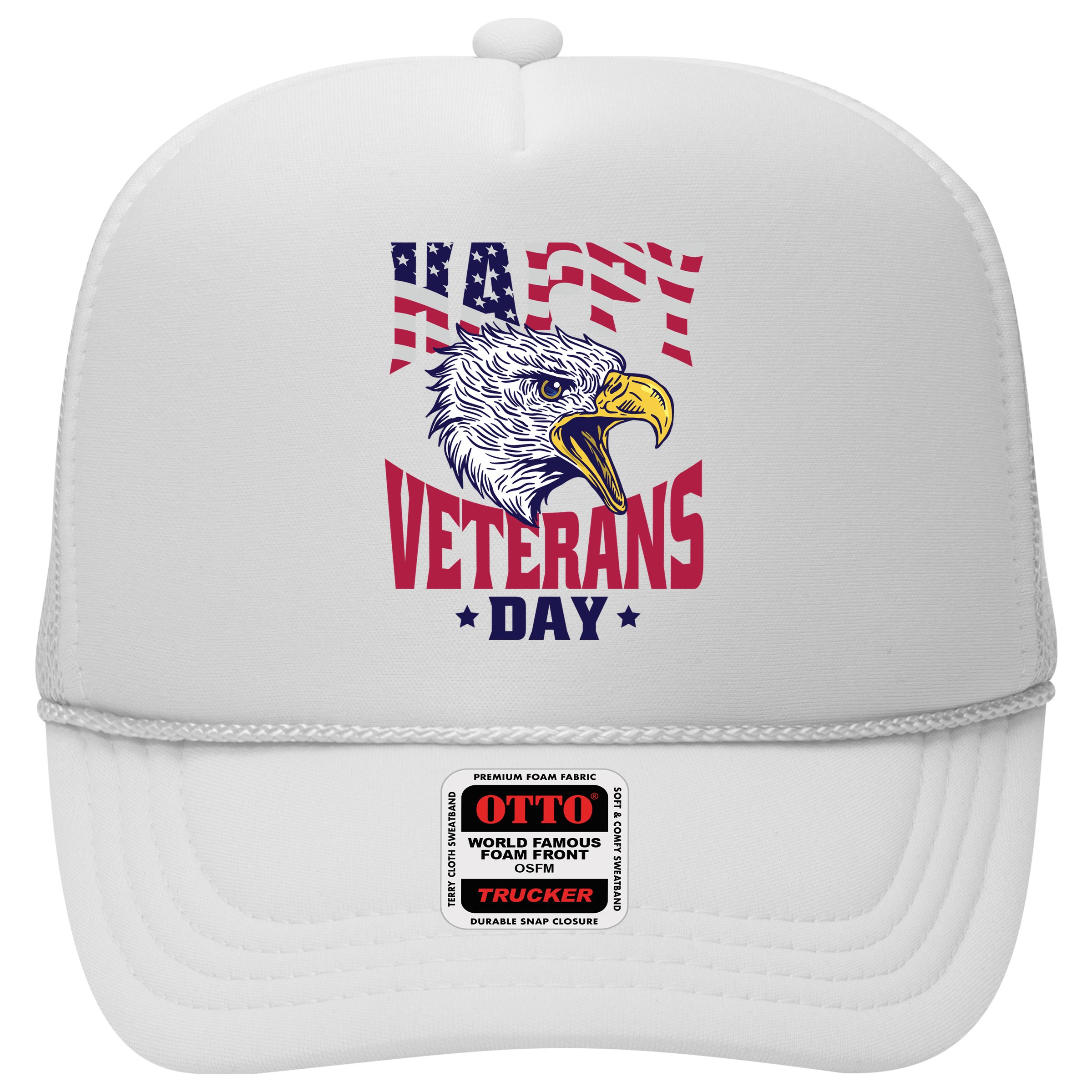 Happy Veterans Day Eagle Hat