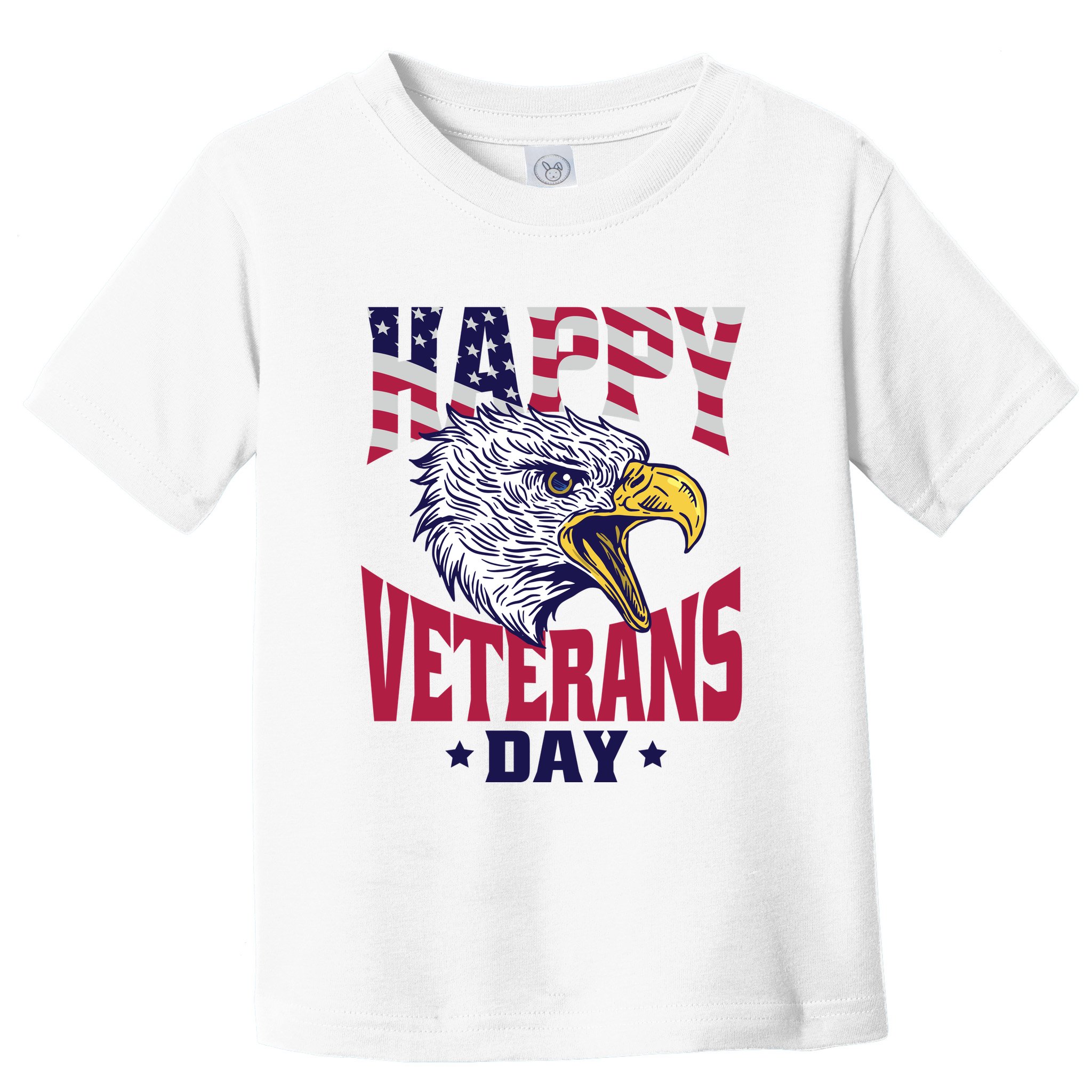 Happy Veterans Day Eagle Toddler T-Shirt